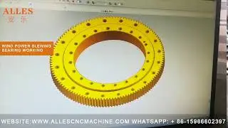 wind power slewing bearing working