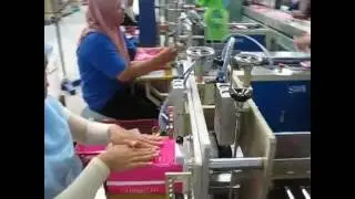 semi-automatic disposable adult/ baby  diaper packing machine