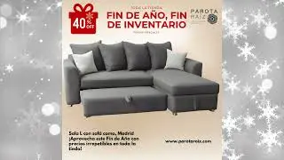 Sala L con sof&aacute; cama, Madrid