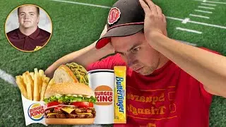 Can I Eat as Much as a College Football Lineman? - Tommy Olson Eating Challenge
