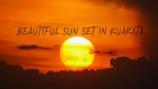 Sun Rise Timelapse in kuakata sea beach