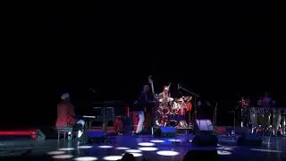Chucho Vald&eacute;s with drum solo by Rodney Barreto at Jazz Plaza 2018 in Havana, Cuba