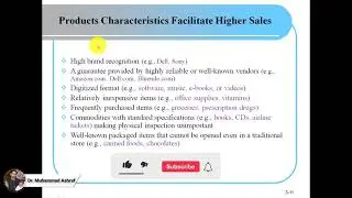 23. Product Characteristics Facilitate Higher Sale | B2C E-Tailing | Electronic Commerce Tutorials
