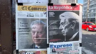 Peru mourns death of author and Nobel laureate Mario Vargas Llosa