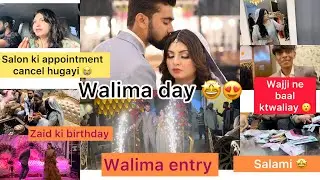 Walima day , maza agaya 😍🤩 , appointment cancel hugya , wajji ne hair cut kraliay 😮😮