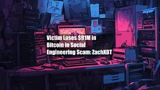 Victim Loses $91M in Bitcoin in Social Engineering Scam: ZachXBT