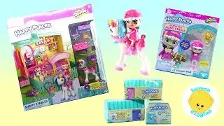 Shopkins Happy Places 4 Happy Stables Playset Exclusive Petkins + Lil Shoppie