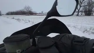 Plimbare cu atv-ul prin exteriorul localității Siliștea Crucii, dar și pe străzi