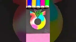 Rainbow Paper Drawings for Fun and Relaxation #shorts #magic #compose #art #cartoon #movie #music
