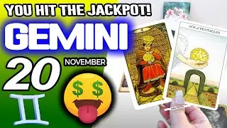 Gemini ♊🤑YOU HIT THE JACKPOT!💲💲 horoscope for today NOVEMBER 20 2025 ♊ #gemini tarot NOVEMBER
