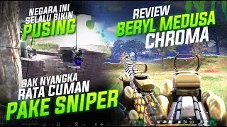 REVIEW BERYL MEDUSA CHROMA & KETEMU NEGARA INI AUTO BIKIN PUSING !! #pubg