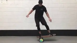 INDO BOARD | Surf Ready Fitness Demos How To Do Checkturns On Your Balance Board