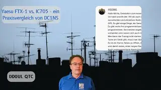 Yaesu FTX-1 vs. IC705 - ein Praxisvergleich von DC6NS #1750Hz #optimalerWinkel #Betrachtungswinkel