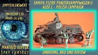 Tamiya 35299: Panzerkampfwagen II Ausf.C  Sd.Kfz 121 Polish campaign - 1:35