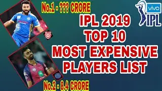 Most Expensive Player In IPL 2019 Auction, List of Top 10 most Expensive Players in IPL 2019