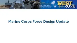Marine Corps Force Design Update
