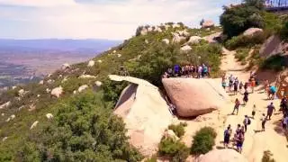 Potato Chip Rock by Drone