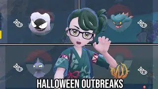 Halloween Outbreaks | Mass Outbreak Events | Gastly | Misdreavus | Shuppet  | Bramblin | Pokemon SV