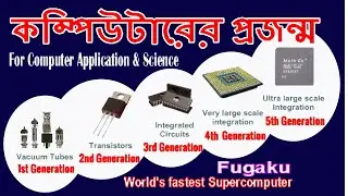Generations of Computer in Bengali Language || History of computer || Computer Application & Science