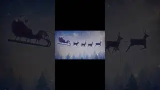 Ambient atmospheric music and a merry Christmas story #christmas #snow #puppy #shorts
