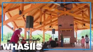 Newly built pavilion unveiled at Farnsley-Mormen landing