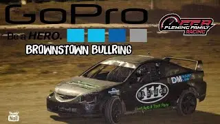 Travis Fleming #111 Salvage RSX First Win In-Car / Brownstown Bullring