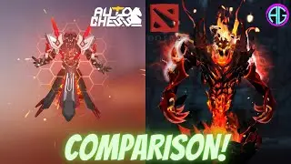 RARE(3-COST) UNITS! Auto Chess Units vs DOTA 2 Heroes Comparison with SKILLS!