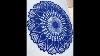 #6 Fácil de Hacer  Hermosa Carpeta #tejidos #carpetas#crochet#doilies