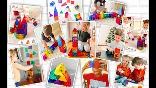 Littlezilla Magnetic Tiles 100 PCS | Preschool Learning Toy for Boys & Girls