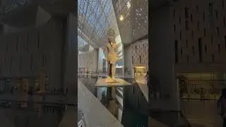 The epic grand hall at the Grand Egyptian Museum 🇪🇬