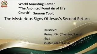 Bible Study: The Mysterious Signs Of Jesus's Second return