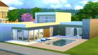 The Sims 4 - Modern Home | Speed Build | Modern House Building