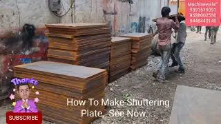 How to manufacturing (Shuttering Plate, Acro span, Prop Jacky, Pillar Frem) New Shuttering Material