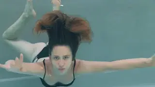 Nice Girl Underwater shot on Panasonic Lumix S5 II
