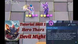 Tutorial Skill Hero Tharz Skill 1 ||Cara Pakai Commander Tharz || Gameplay Magic Chess Mobile Legend
