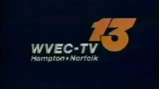 WVEC-TV Channel 13, Hampton/Norfolk, VA Sign-off from Spring 1987