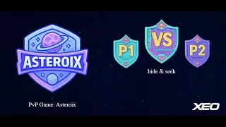XEO GameFi PvP Test Gameplay | 'Asteroix' Hide & Seek Battle
