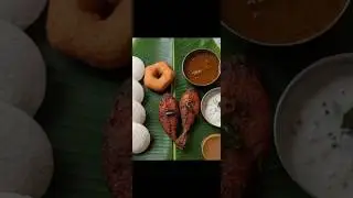 Breakfast ideas #idli #muttonkulambu #fishfry #vadai #trendingshorts