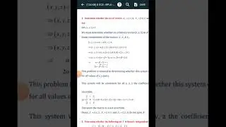 Vector Space   Problem