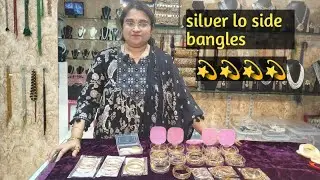 Silver lo side bangles 💫 super collection 👌don't miss 🤗 vanki & bracelets 🔥