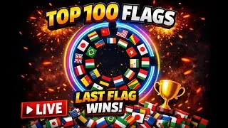 🌍 ALL COUNTRY FLAGS &ndash; LAST FLAG 🏆 9 | LIVE  #Gamex#Live2026