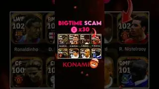 BIGTIME TROLL BY KONAMI🤬30 FREE TRIES #efootballmobile