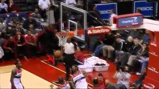 Jonas Valanciunas Dunks on Nene