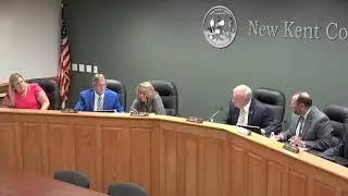 September 8, 2025 New Kent County Board of Supervisors Business Meeting