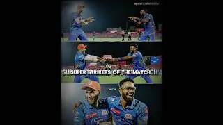 Hardik Pandya & Suryakumar Yadav Super Strikers Of The Match || CriCut #ipl #mumbaiindians #cricket