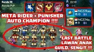 COMBO META TERBAIK? RIDER + PUNISHER BISA AUTO CHAMPION? - CHESS RUSH INDONESIA #6