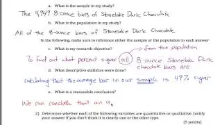 Process of statistics quiz