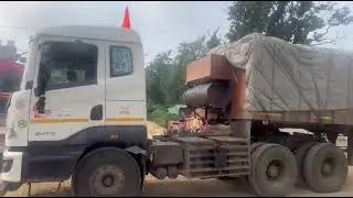 Coal Of India GCV Burning 🔥 Coal Under Load Truck 🚚 @HajiIrshadNoorie3 