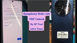 Symphony Helio 100 Frp Reset Done By SP Flash Tool 100% Tested