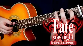 Rin's Melody - From Fate/stay night [Unlimited Blade Works] OST - Fingerstyle Guitar Cover